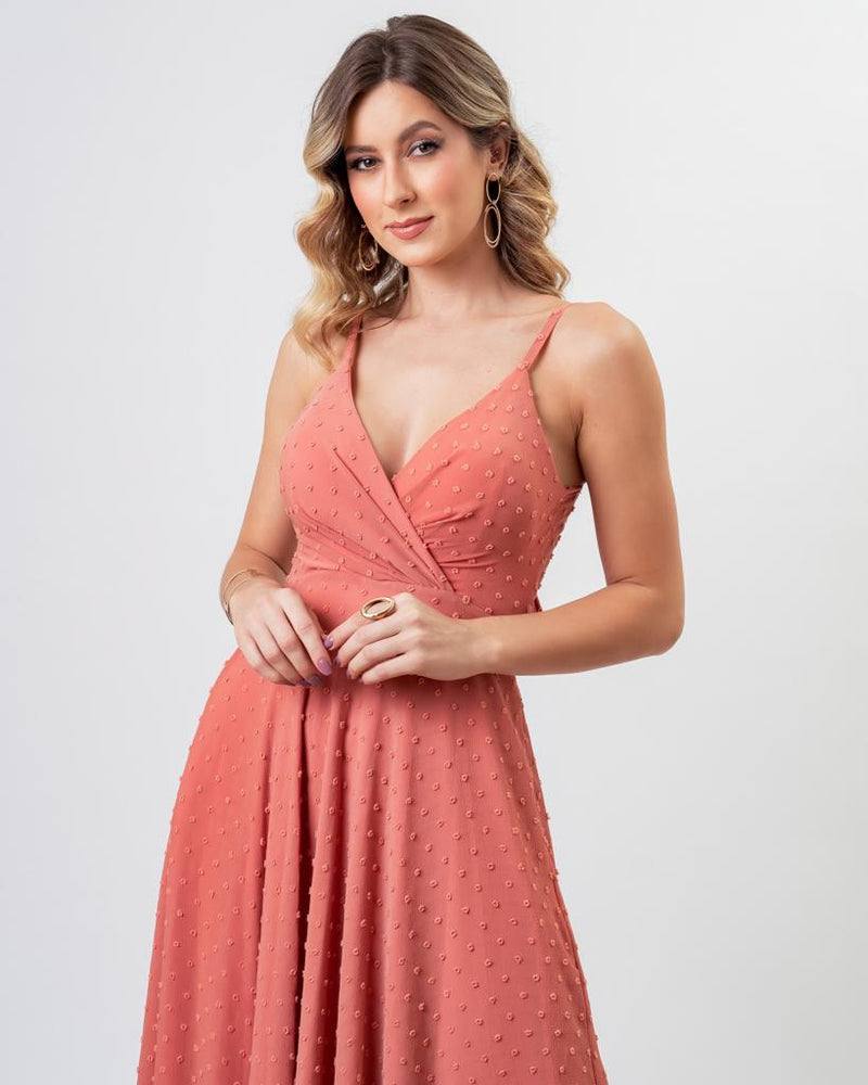 VESTIDO LONGO COR BLUSH - NAOMI – Cod. 1110