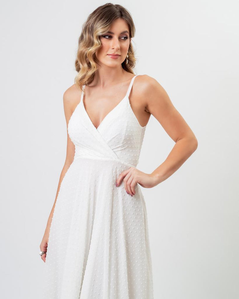 VESTIDO LONGO COR OFF WHITE - NAOMI – Cod. 1110