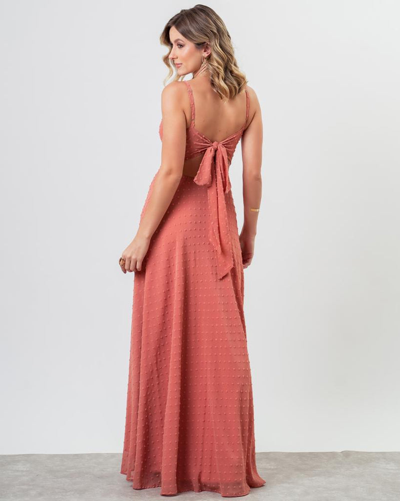 VESTIDO LONGO COR BLUSH - NAOMI – Cod. 1110