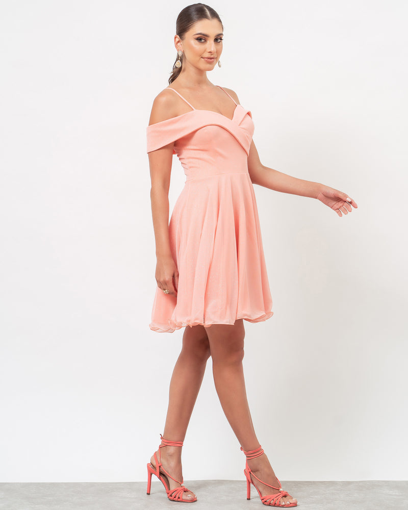 VESTIDO CURTO COR ROSÊ - MAYA - Cod. 415